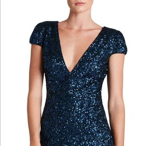 Dress the Population Navy Sequin Minidress